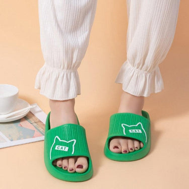 Comfort Slides Cat House Slippers Slides KittyNook Cat Company